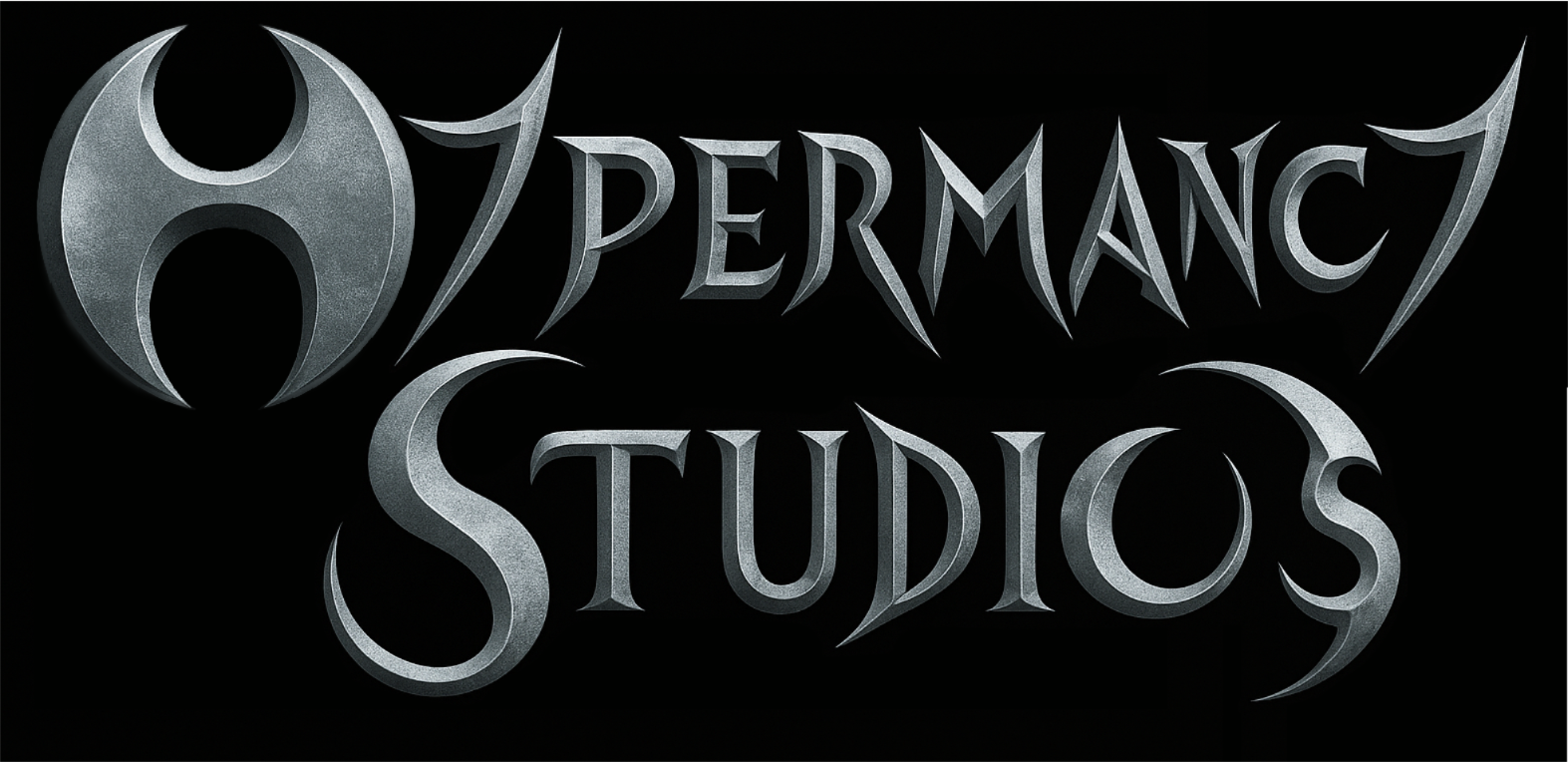 Hypermancy Studios logo – stylized text with dark aesthetic